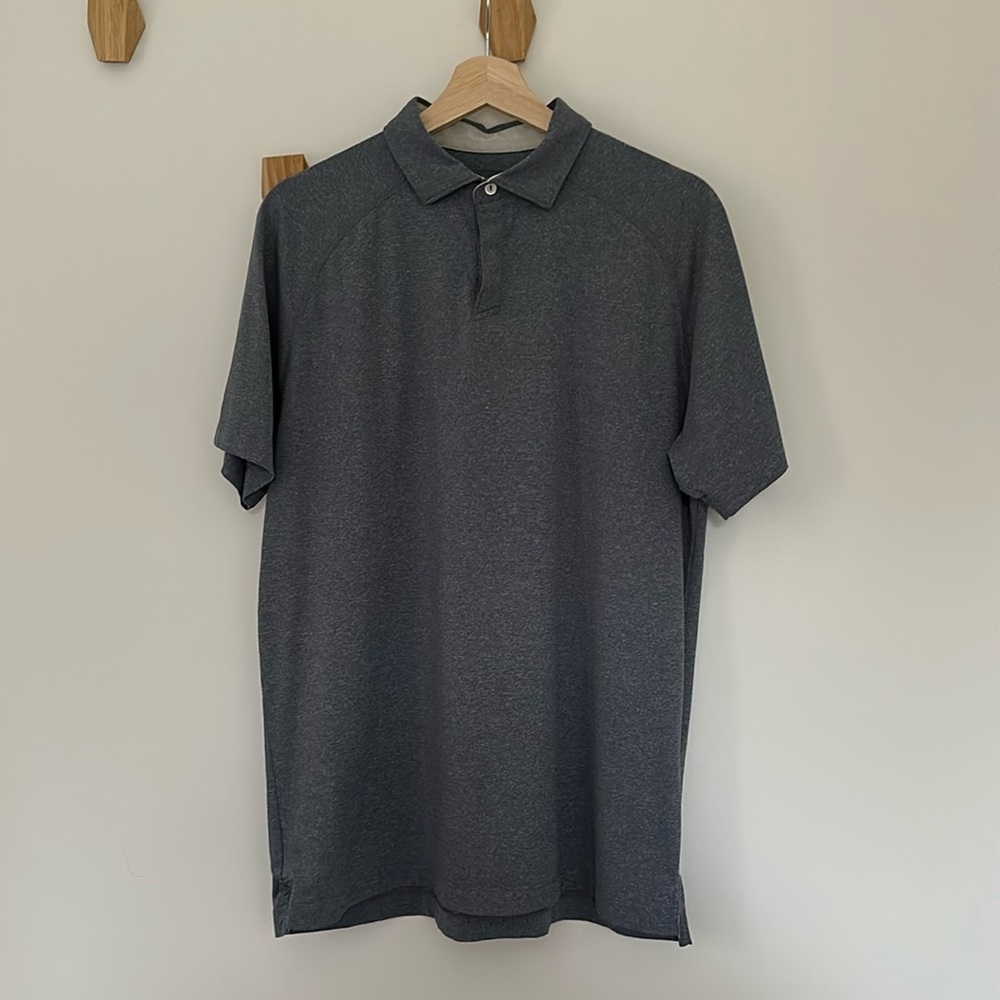 Peter Millar Polyester Blend Casual Polo With Hidden Buttons - Size M (Medium)